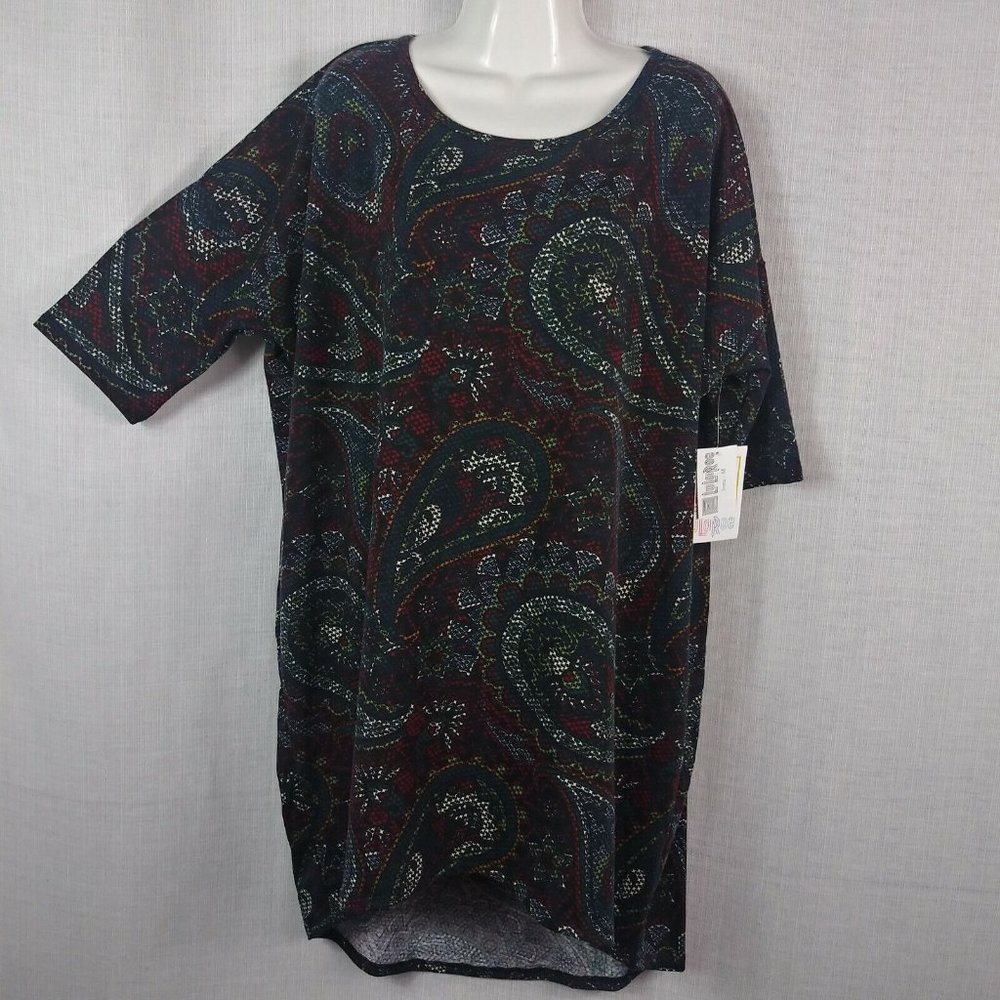 Lularoe Irma Paisley Tunic Top Size Medium